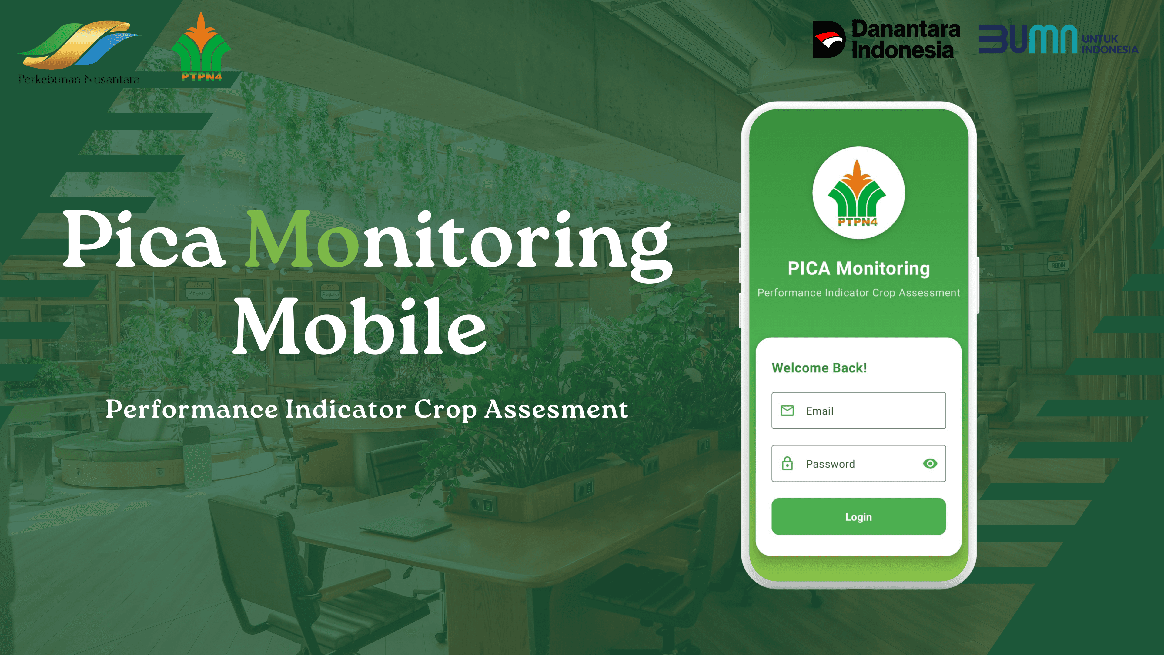 PICA Mobile: Palm Plantation Productivity Monitor - PT. Perkebunan Nusantara IV Regional II